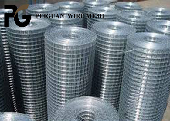 25.4x25.4mm Galvanized Welded Wire Panels , Transportation Steel Wire Mesh Panels