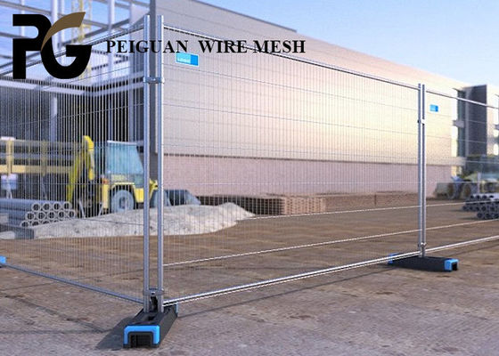 Plastic Feet Construction Site Fence Panels