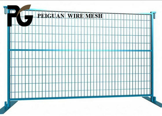 2.4m Eco Friendly Temporary Construction Fence Iron Galvanized Wire