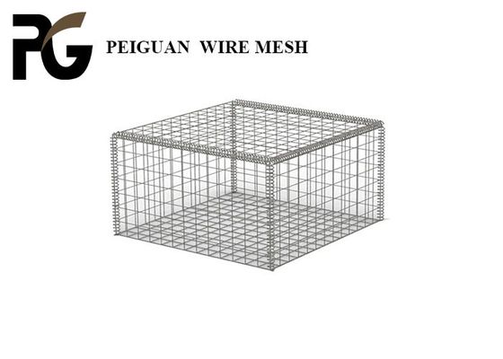 2x1x1 Square Hole Galfan Gabion Baskets 2.0mm Wire Gauge