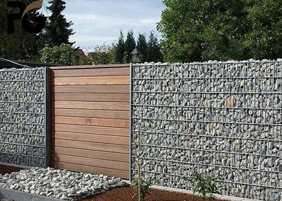 2x1x1 Square Hole Galfan Gabion Baskets 2.0mm Wire Gauge