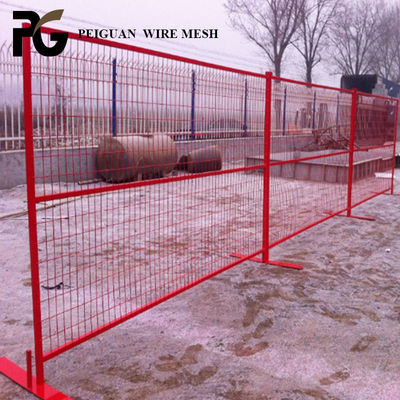 Coated 8ft Pvc Temporary Fence Canada Portable Removable