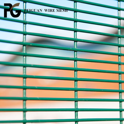 3x0.5 Inch Anti Climb Security Fencing Clear View Welded Wire Mesh