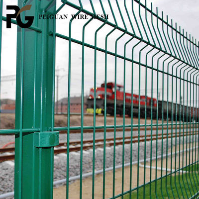 Powder Coated 4.0mm V Mesh Security Fencing 50 X 200mm 3d