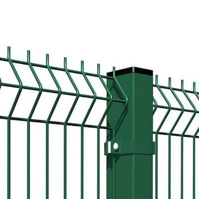 Green 3d Triangle Bending Fence Curved Welded Wire Mesh Panel For Garden