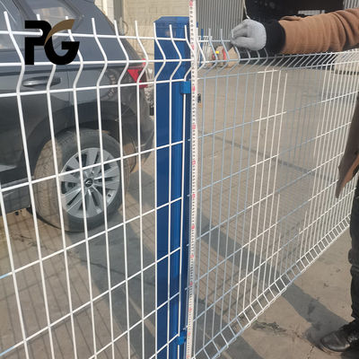 Outdoor Garden 6mm 3d Security Fence Peach Post 3d Triangle Mesh Fence