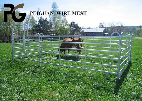 Painel galvanizado mergulhado quente da jarda do gado, cerca Panels do cavalo do metal da exploração agrícola